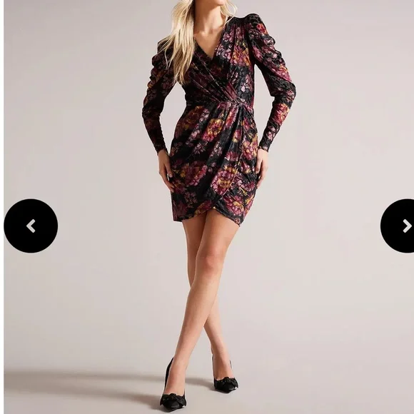 Baker long floral dress cheap